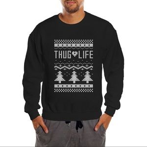 Thug Life Ugly Xmas Crewneck Sweater